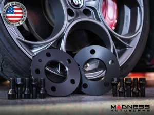 Alfa Romeo Giulia Wheel Spacers - MADNESS - 5mm - set of 2 w/ extended bolts